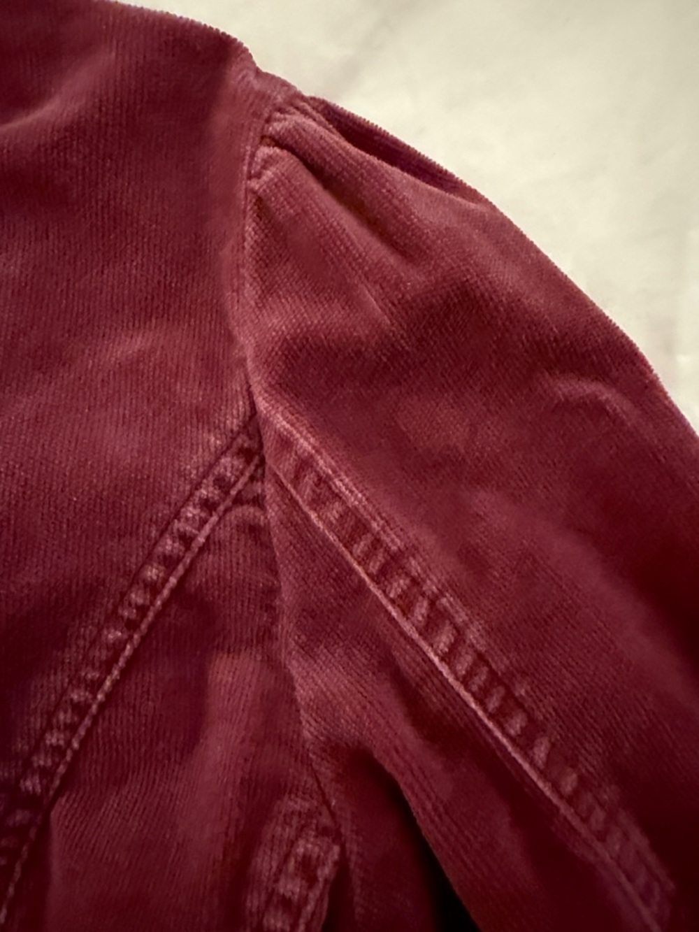 Tommy Hilfiger Women's Wine Corduroy Blazer Jacket - Picture 9 of 10